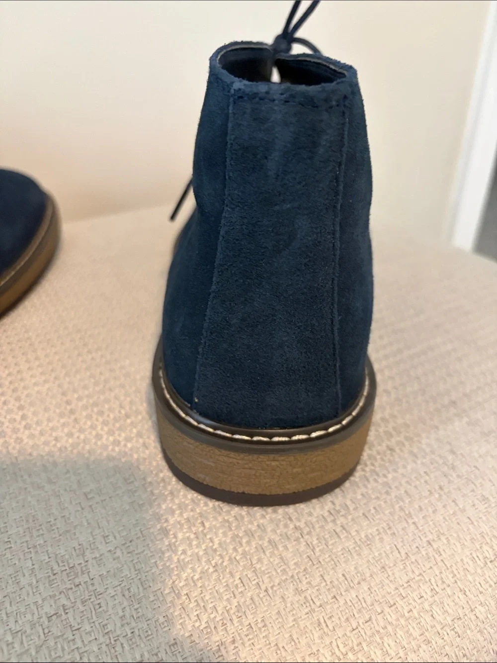 NEW Joseph Abboud Navy Blue Suede Thomas Chukka Boots Size 13